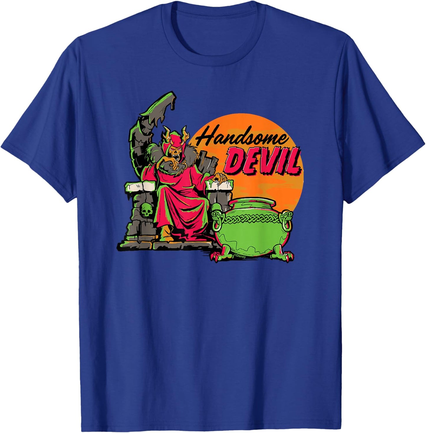 Disney 100 Villains Horned King The Black Cauldron Halloween T-Shirt - T-Shirt | Royal