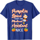 Medical Assistant Pumpkin Spice Latte Autumn Fall Season T-Shirt - T-Shirt | Royal