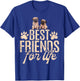 Best Friends for Life Pug T-Shirt - T-Shirt | Royal