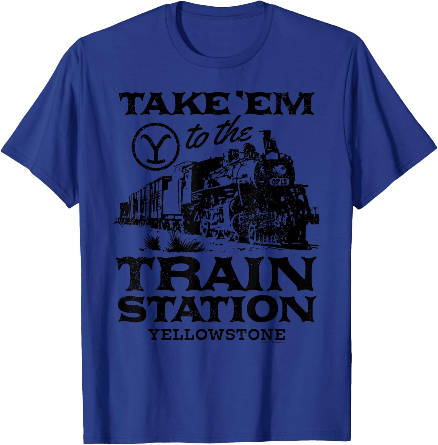 Yellowstone - Take Em to The Train Station T-Shirt - T-Shirt | Royal