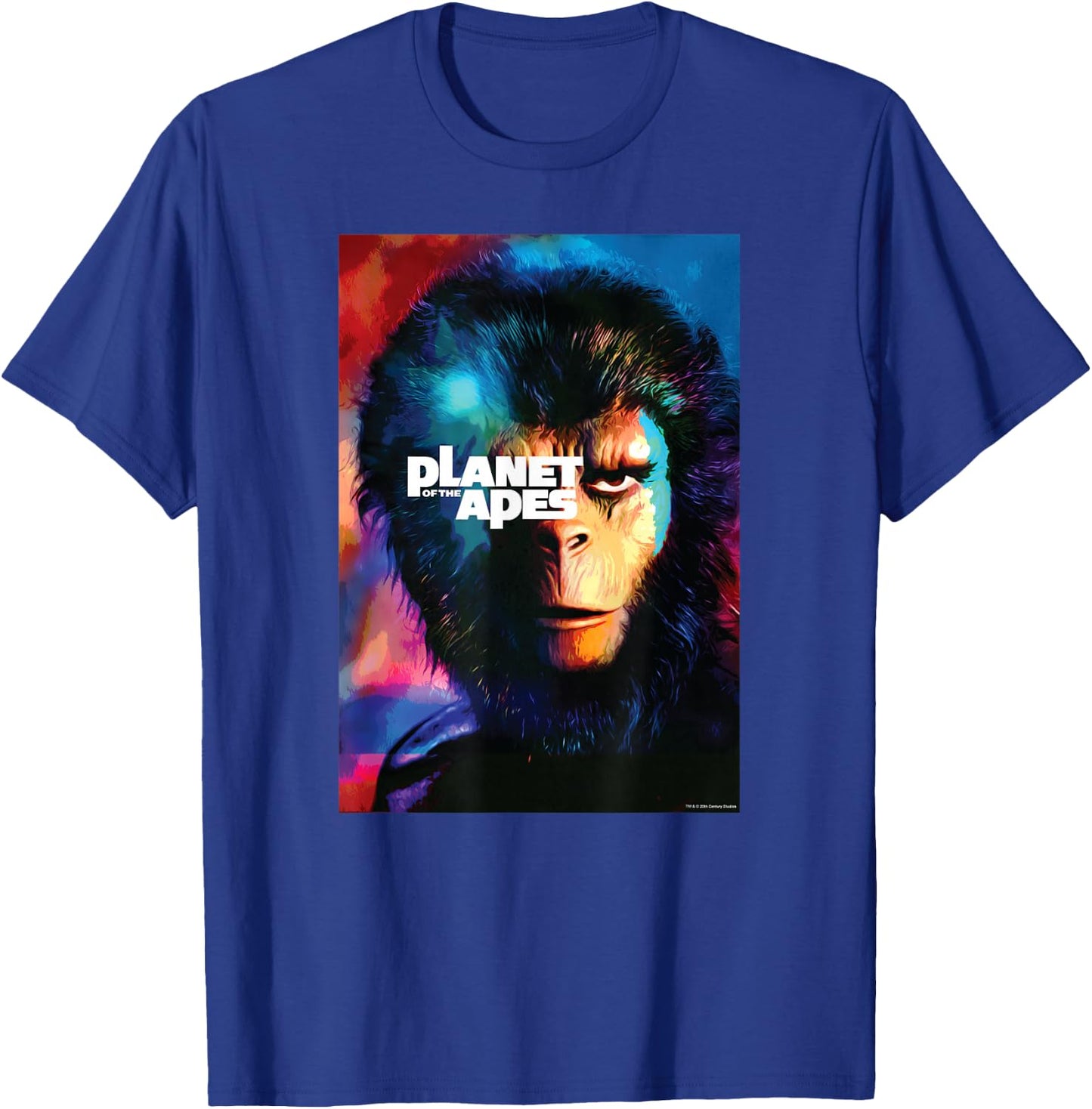 Planet of The Apes 1968 Cornelius Original Movie Poster Art T-Shirt - T-Shirt | Royal