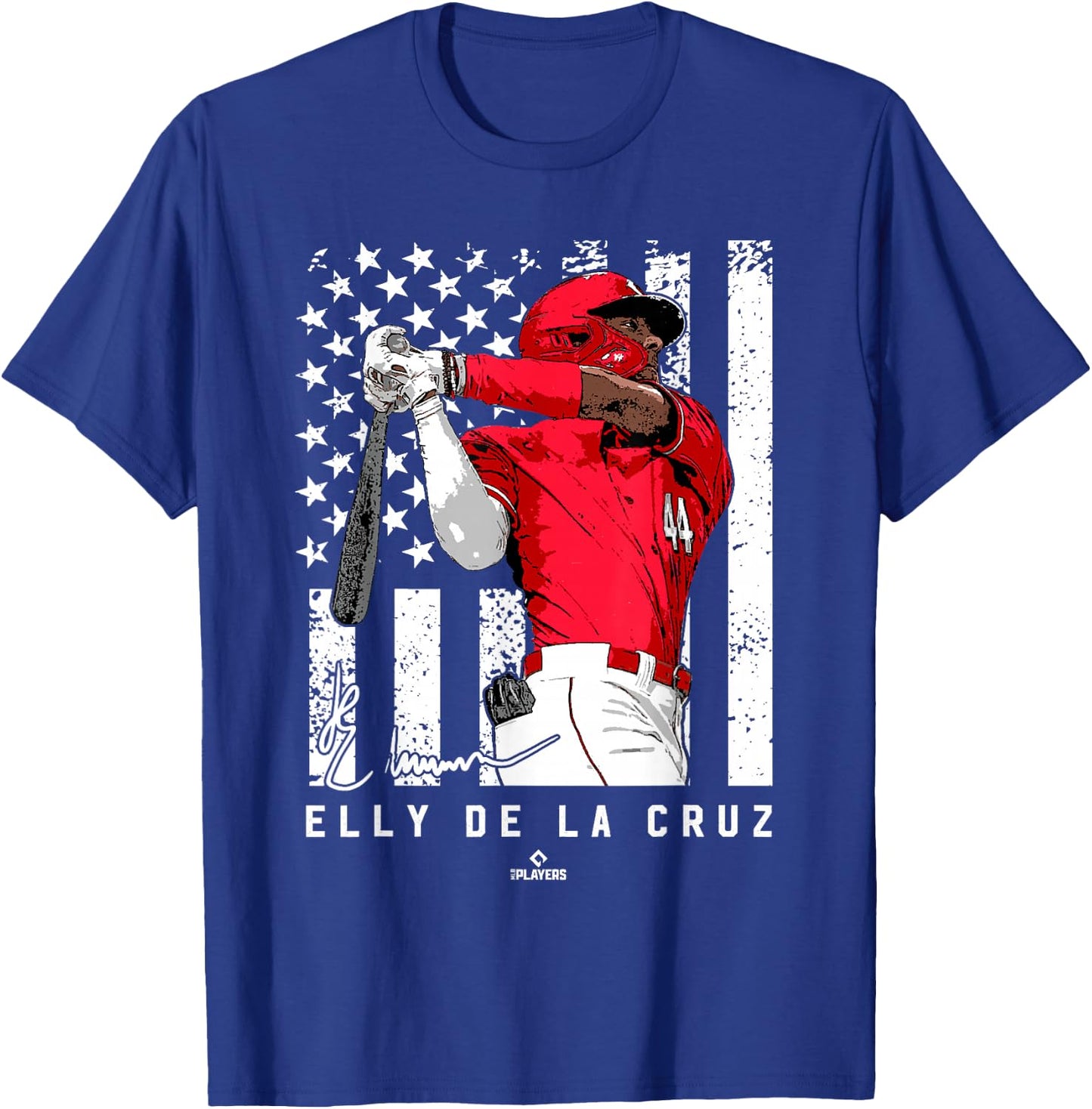 Show Your Pride Elly De La Cruz Cincinnati MLBPA T-Shirt - T-Shirt | Royal