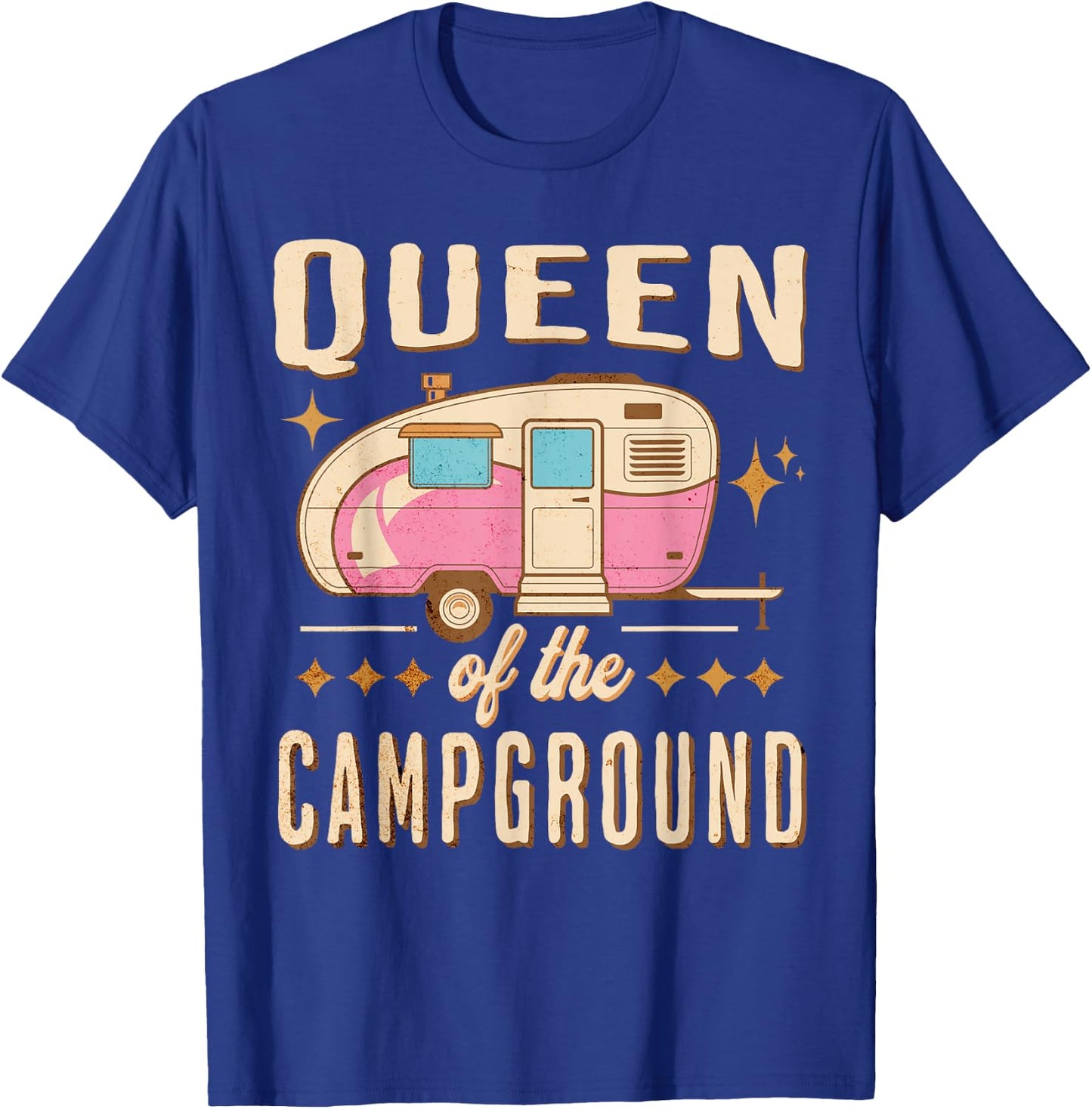 Queen Of The Campground - Funny Camping - Women's Camp T-Shirt - T-Shirt | Royal