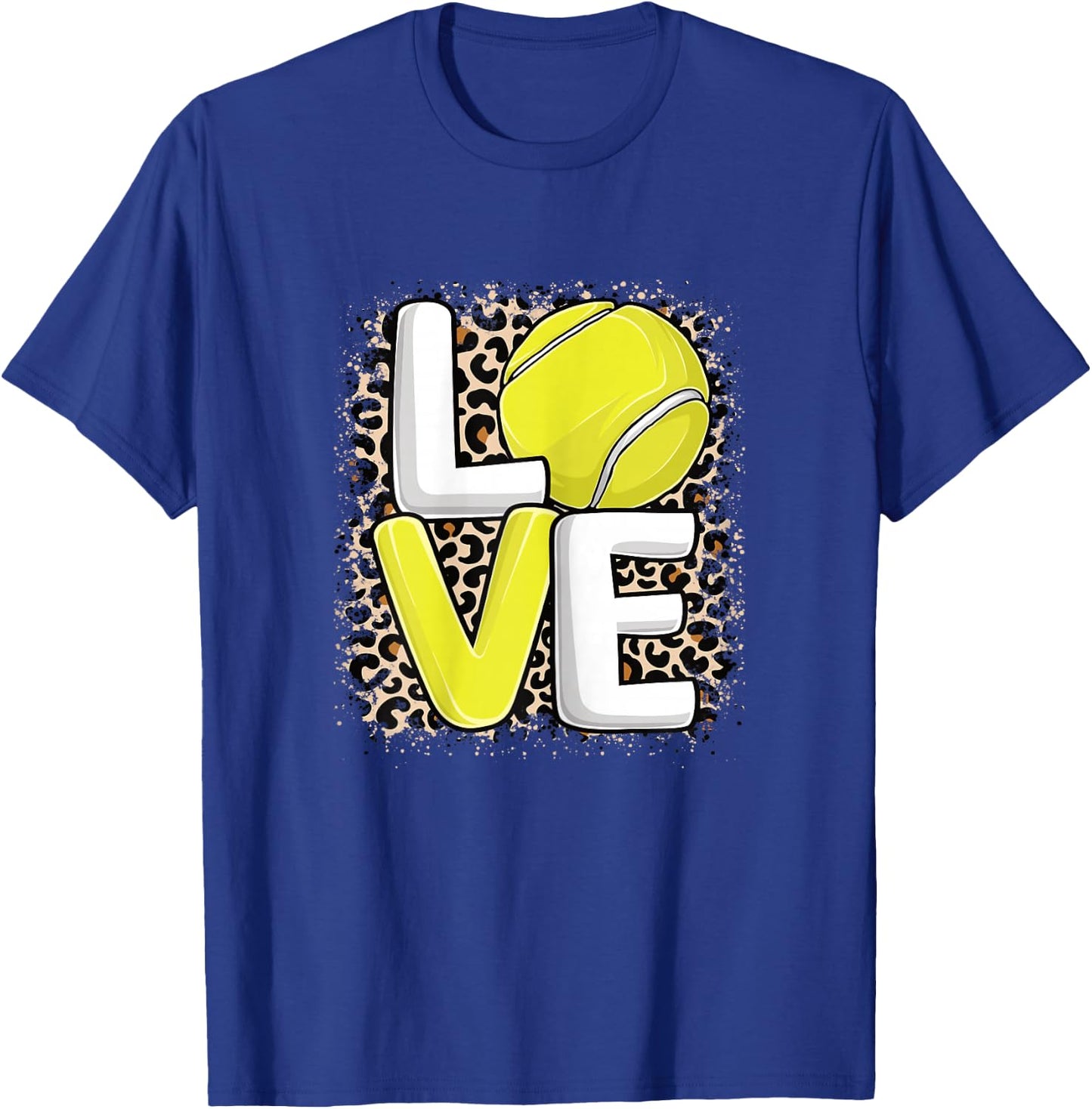 Love Tennis Player Women Girls T-Shirt - T-Shirt | Royal
