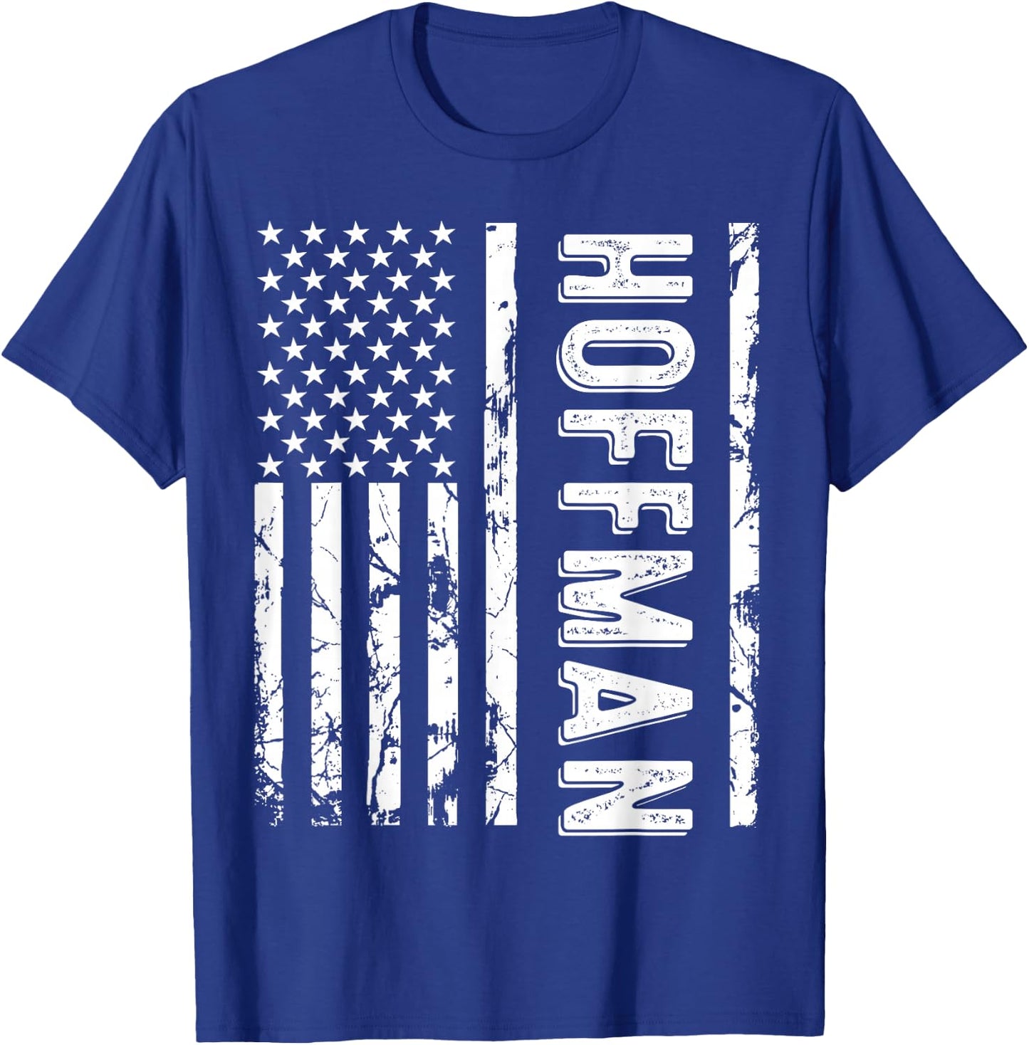 Hoffman Last Name Funny Surname Team Hoffman Family Reunion T-Shirt - T-Shirt | Royal