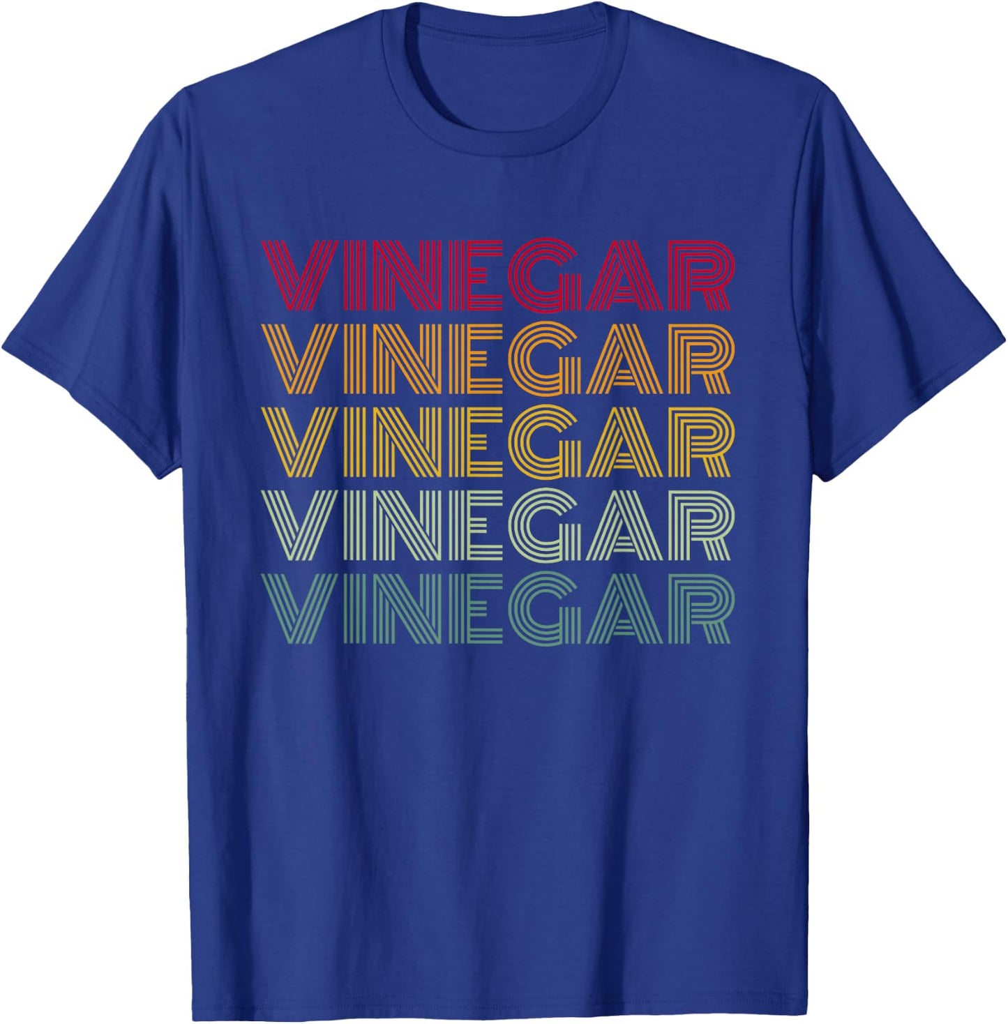 Vinegar Retro Style Balsamic Apple Cider Vinegar Lover T-Shirt - T-Shirt | Royal