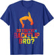 Free running Jumping Backflip Silhouette Parkour Lover Boys T-Shirt - T-Shirt | Royal