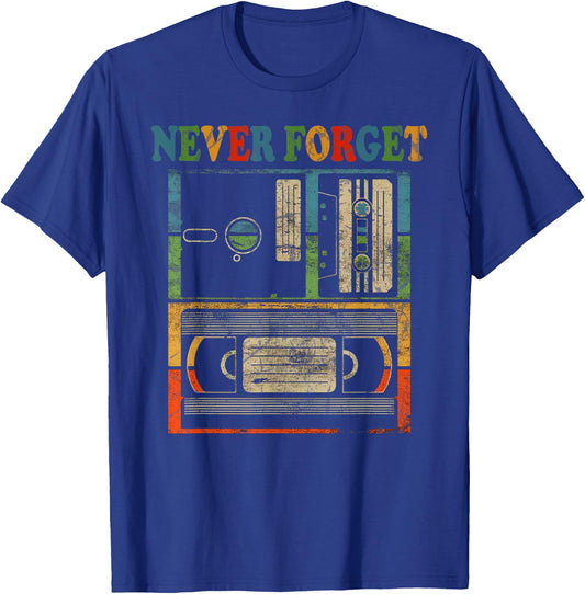 Retro Vintage 90s 80s Audio Cassette 40 Years Old Birthday T-Shirt - T-Shirt | Royal