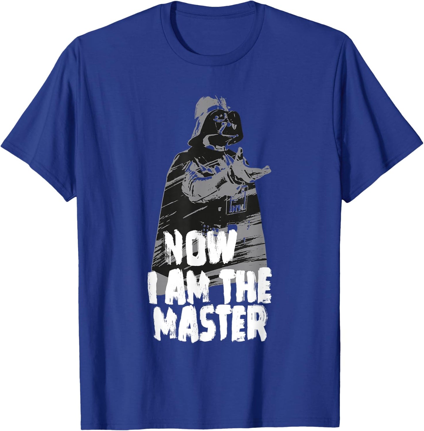 Star Wars Classic Vintage Darth Vader Now I Am The Master T-Shirt - T-Shirt | Royal