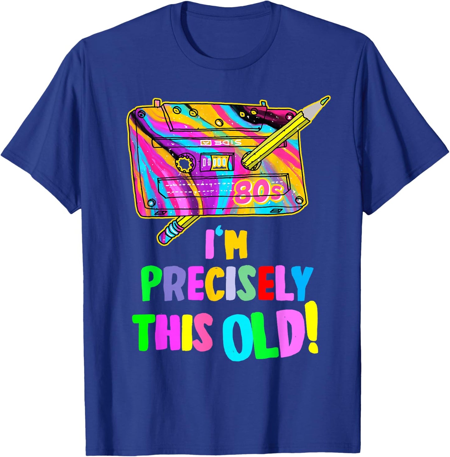 80s Ideas Rave Outfit & 80s Festival Costume T-Shirt - T-Shirt | Royal