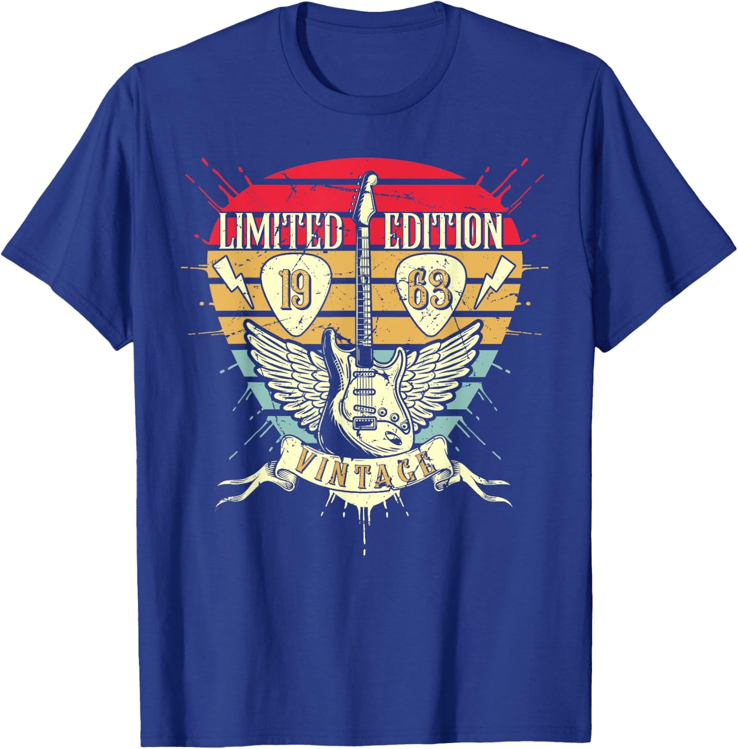 1963 vintage birthday vintage Limited Edition men woman gift T-Shirt - T-Shirt | Royal
