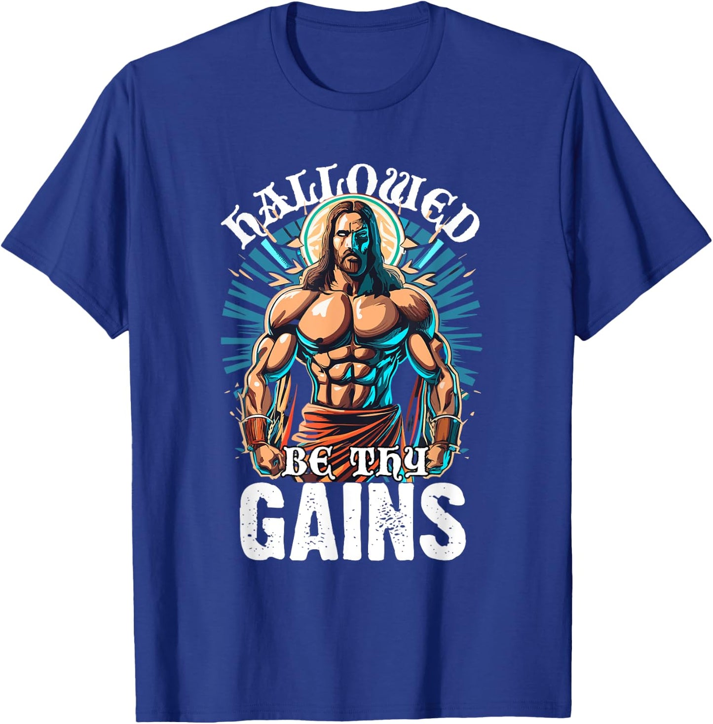 Hallowed Be Thy Gains T-Shirt - T-Shirt | Royal