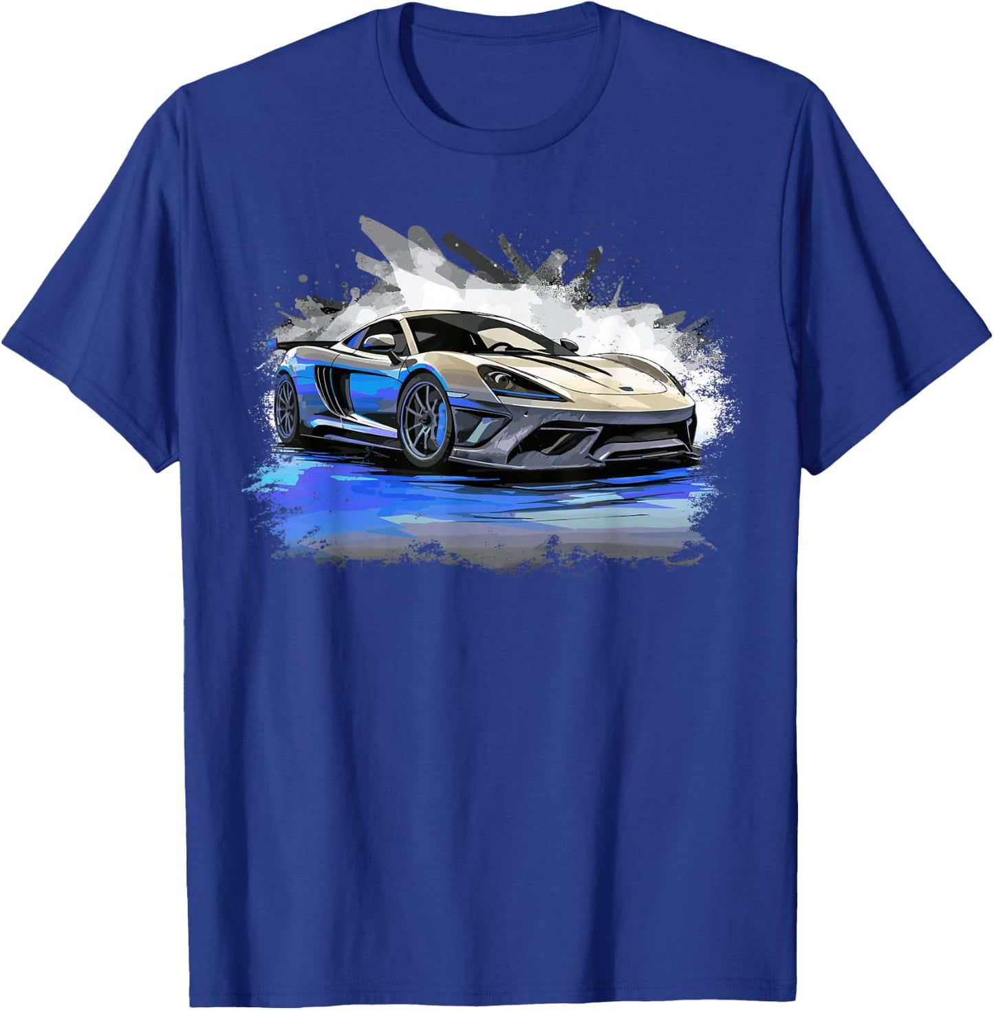 Supercar Sports Car Exotic Concept Art Hypercar Boys Graphic T-Shirt - T-Shirt | Royal