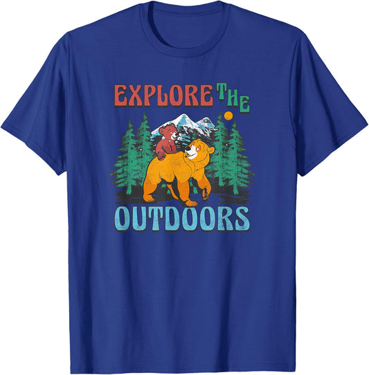 Disney Brother Bear Koda & Kenai Explore The Outdoors T-Shirt - T-Shirt | Royal