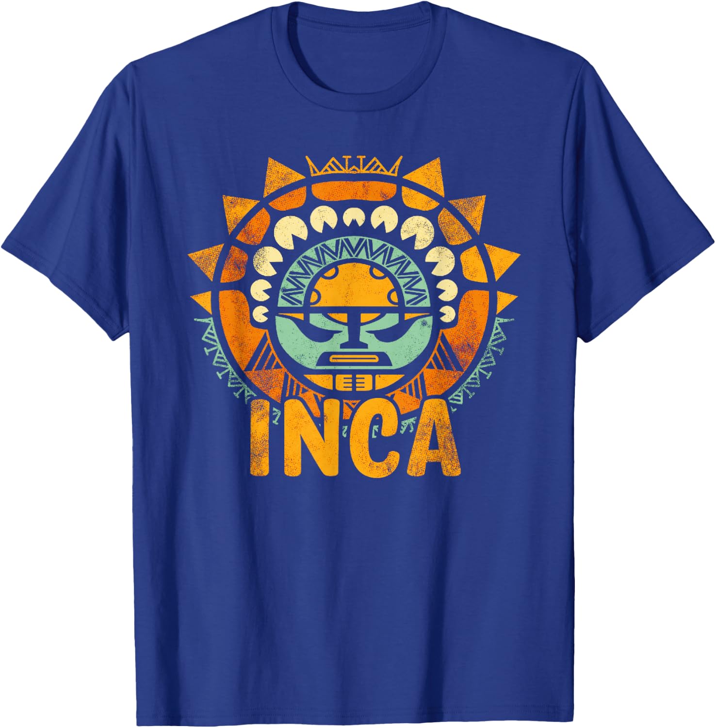 Inca Mythology Pattern Art Peru Peruvian South America T-Shirt - T-Shirt | Royal