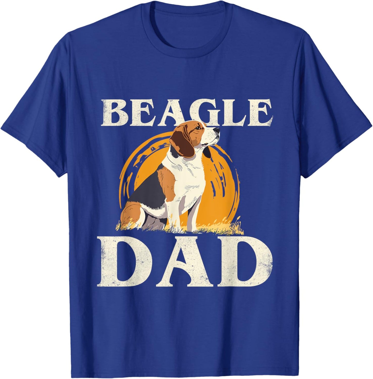 Beagle Dad - Dog Owner Animal Breeder Puppy Lover Women Girls Kids T-Shirt - T-Shirt | Royal