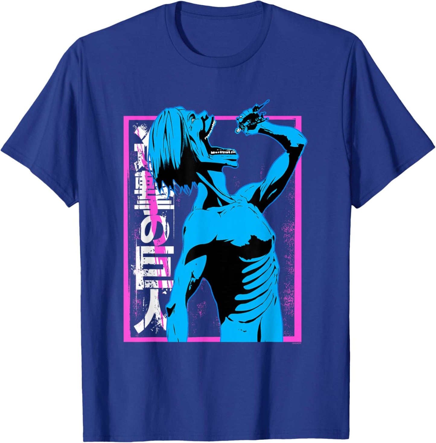 Attack on Titan Colorful Titan Eating Anime T-Shirt - T-Shirt | Royal