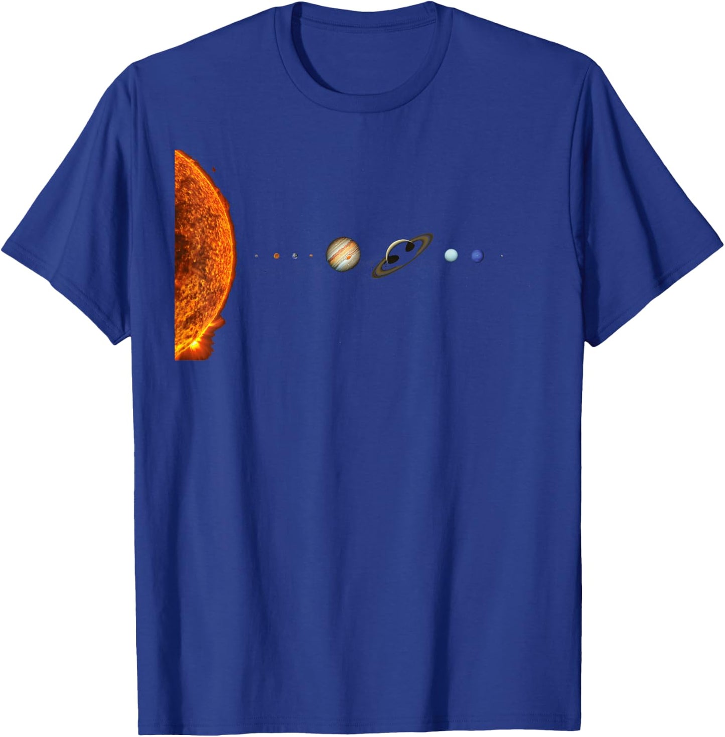 Solar System Nerd Galaxy Science and Planets Astronomy T-Shirt - T-Shirt | Royal