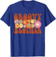Retro Groovy Brother Matching Family Party Mother's Day T-Shirt - T-Shirt | Royal