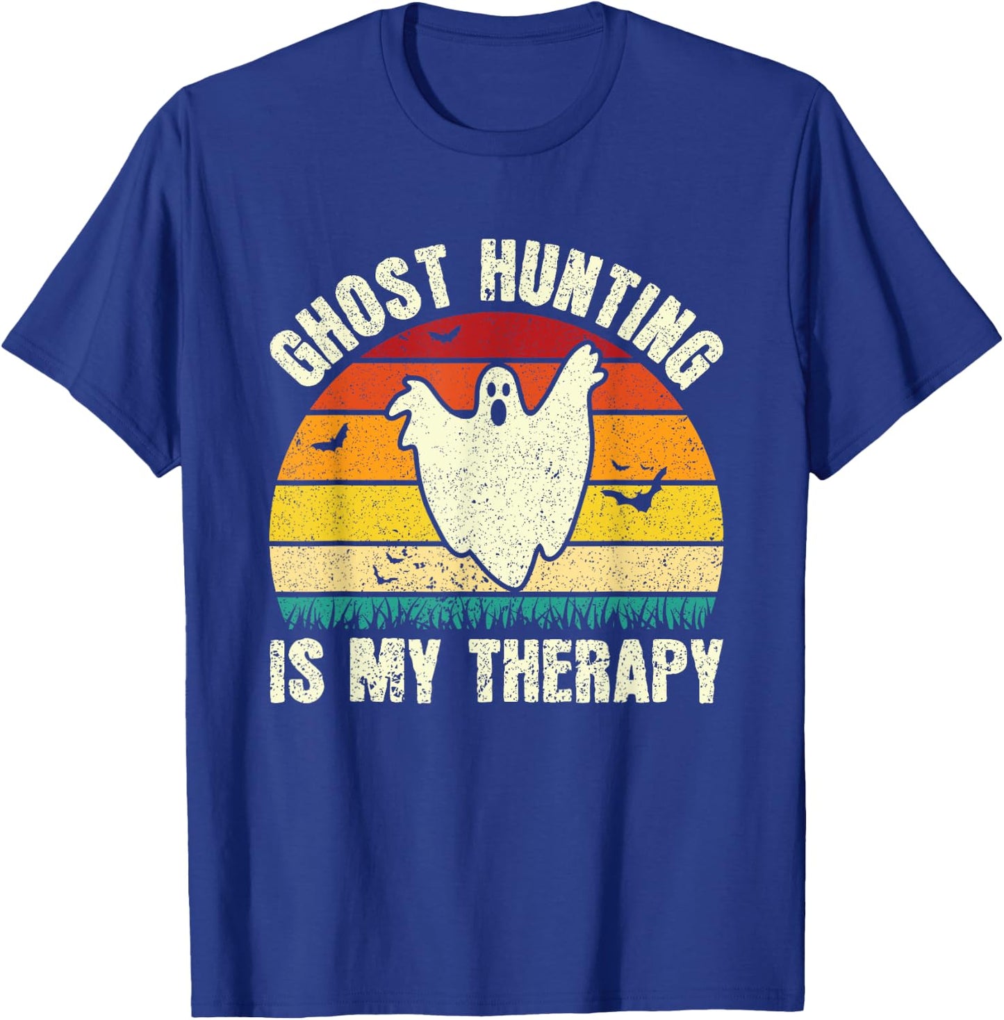 Funny Ghost Hunting Scary Halloween Ghost Hunter T-Shirt - T-Shirt | Royal