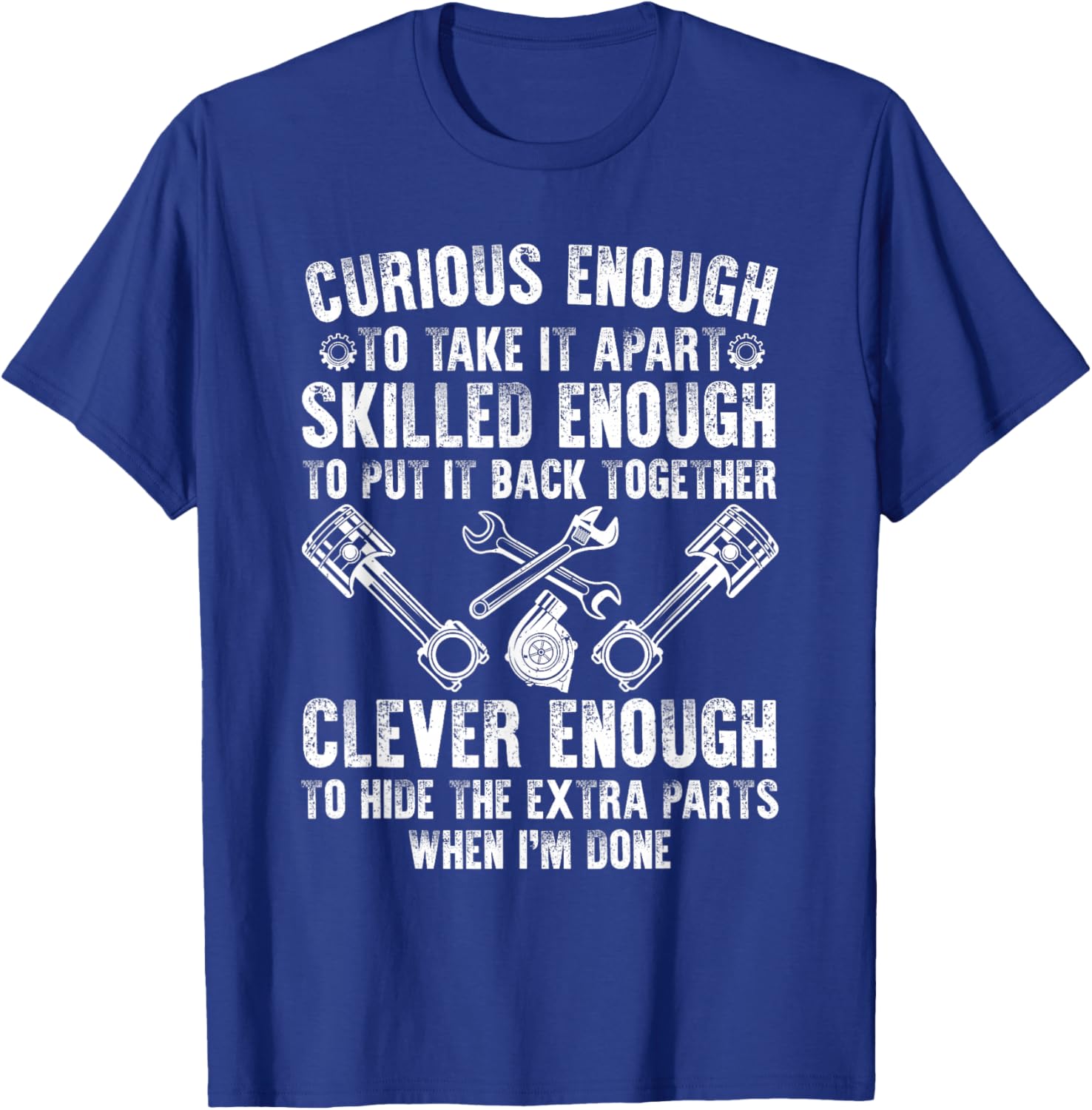 Cute Mechanic Boys Motorcycle Auto Mechanic Garage T-Shirt - T-Shirt | Royal
