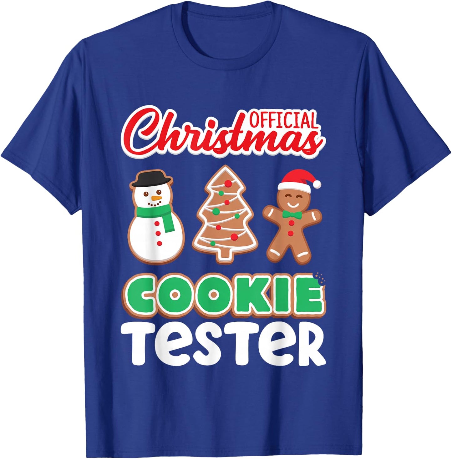 Official Christmas Cookie Tester Taster Baking Crew Toddler T-Shirt - T-Shirt | Royal