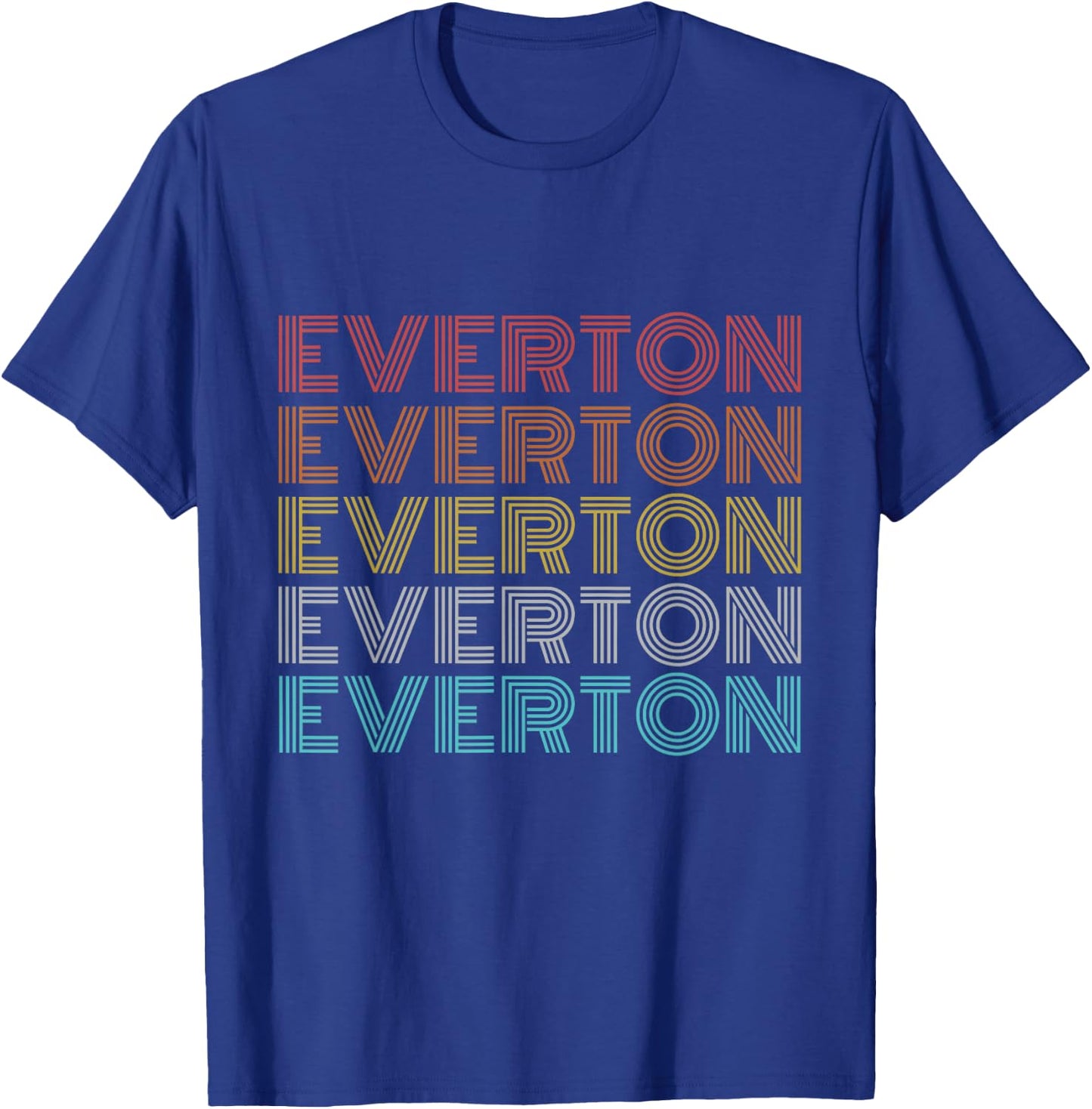 Retro Vintage Everton T-Shirt - T-Shirt | Royal
