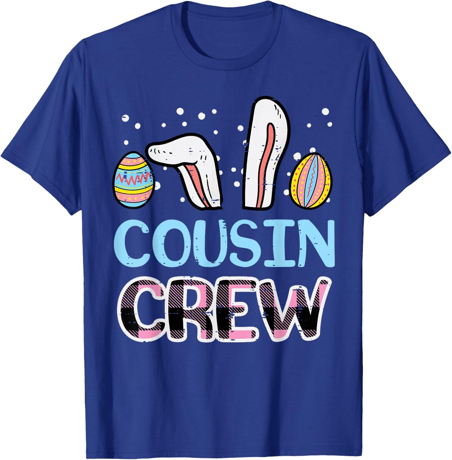 Easter Cousin Crew Family Matching Boys Girls Kids Toddler T-Shirt - T-Shirt | Royal