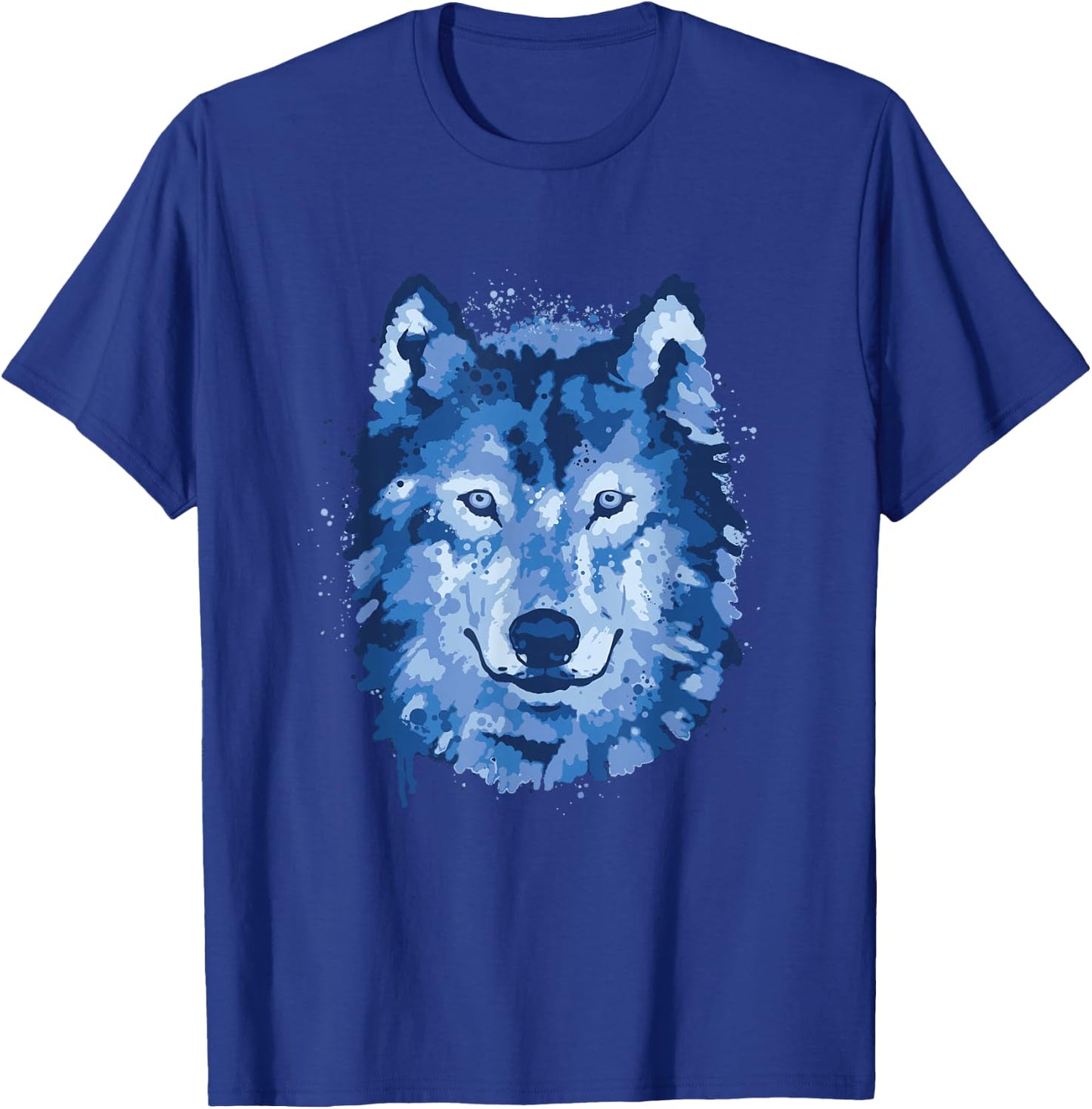 Wolf Watercolour Wolf Lover T-Shirt - T-Shirt | Royal