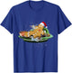 Random Galaxy One Legged Gingerbread Man Amputee Funny Christmas Black Small T-Shirt - T-Shirt | Royal