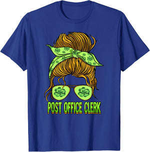 St Patricks Day Post Office Clerk T-Shirt - T-Shirt | Royal