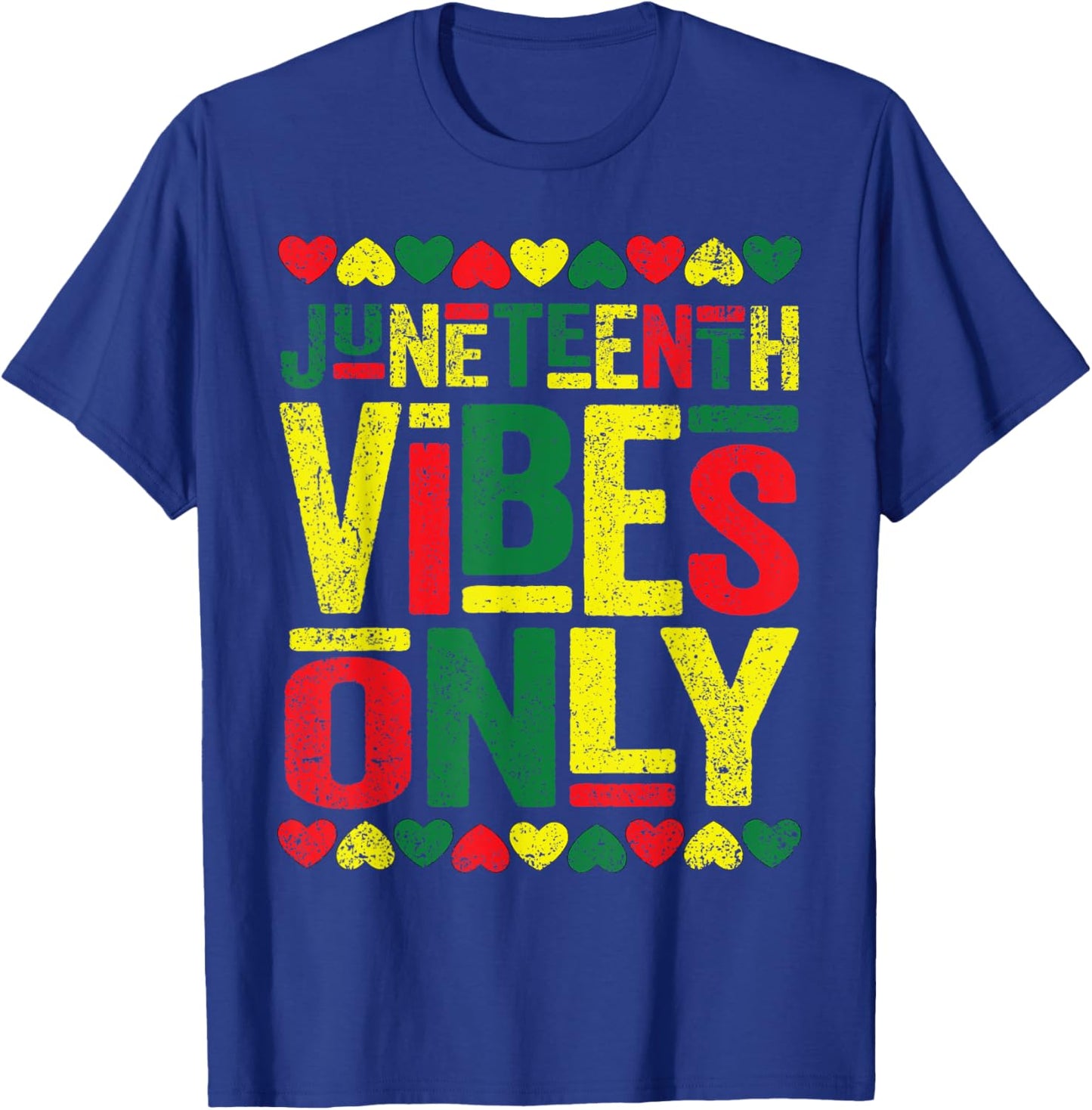 Juneteenth Cool Vibes Black History African American T-Shirt - T-Shirt | Royal
