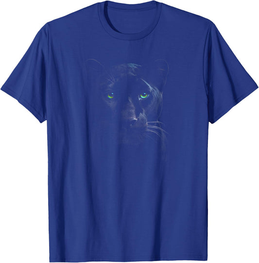 Panther Wild Black Cat Portrait Africa Animal T-Shirt - T-Shirt | Royal