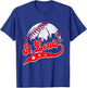 St. Louis Cityscape Distressed Baseball Men Women Kids T-Shirt - T-Shirt | Royal