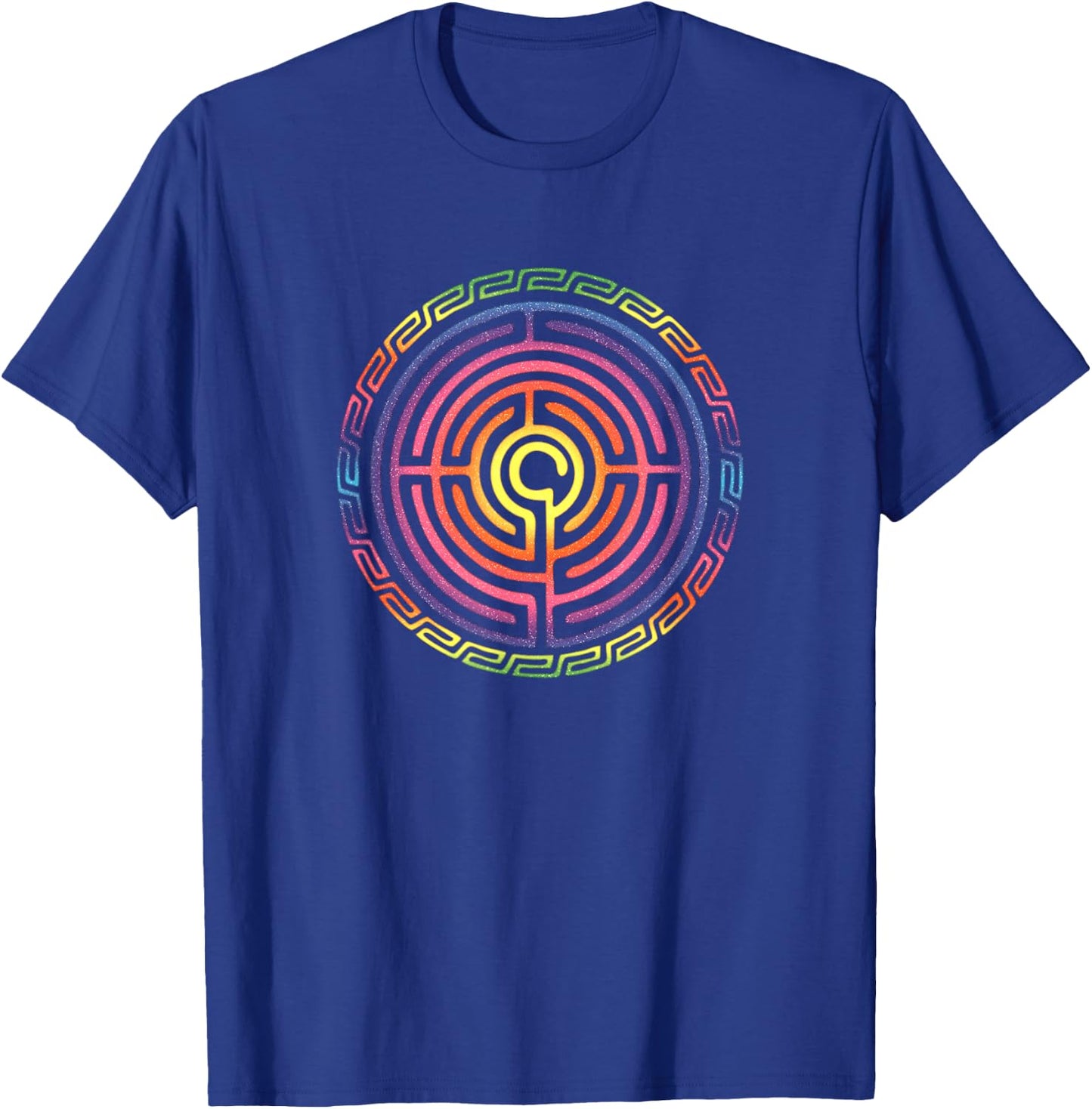 Labyrinth protection symbol magic mystic occultism Indians T-Shirt - T-Shirt | Royal