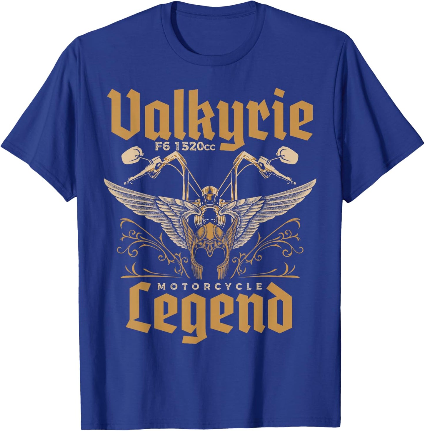 Motorcycle Mechanic Outlaw Biker T-Shirt - T-Shirt | Royal