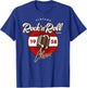 Vintage Rock And Roll 1950's Classic Microphone Songwriter T-Shirt - T-Shirt | Royal