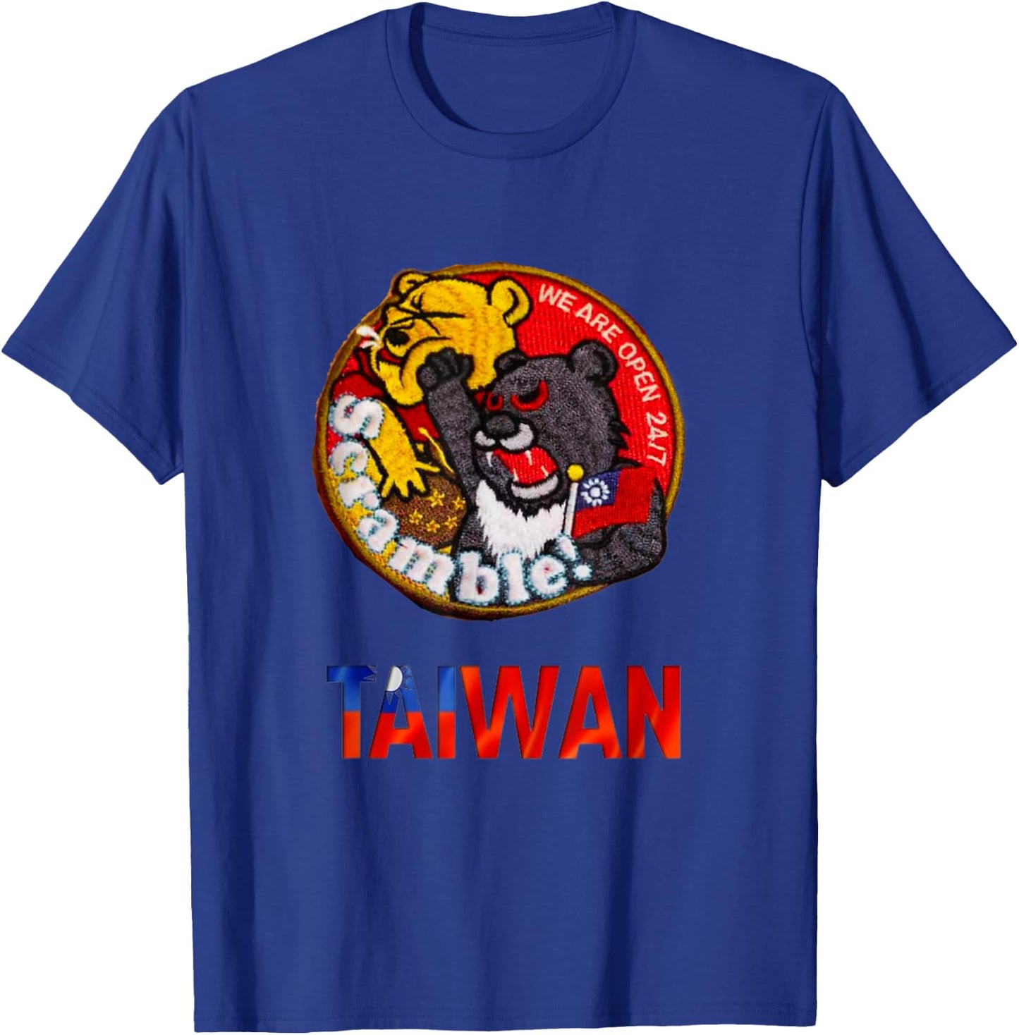 Taiwan Air Force Patch T-Shirt - T-Shirt | Royal