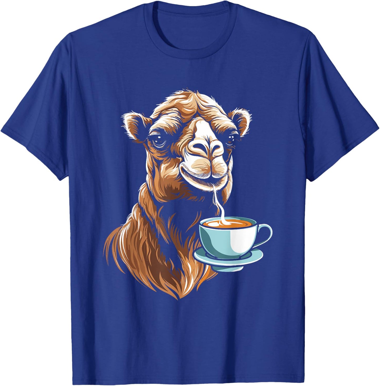 Camel Coffee - Camelhump Dromedary Camelid Cameldae Camel T-Shirt - T-Shirt | Royal