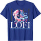 Lofi Music Lover Low Fidelity Anime Lo-Fi Japanese Aesthetic T-Shirt - T-Shirt | Royal