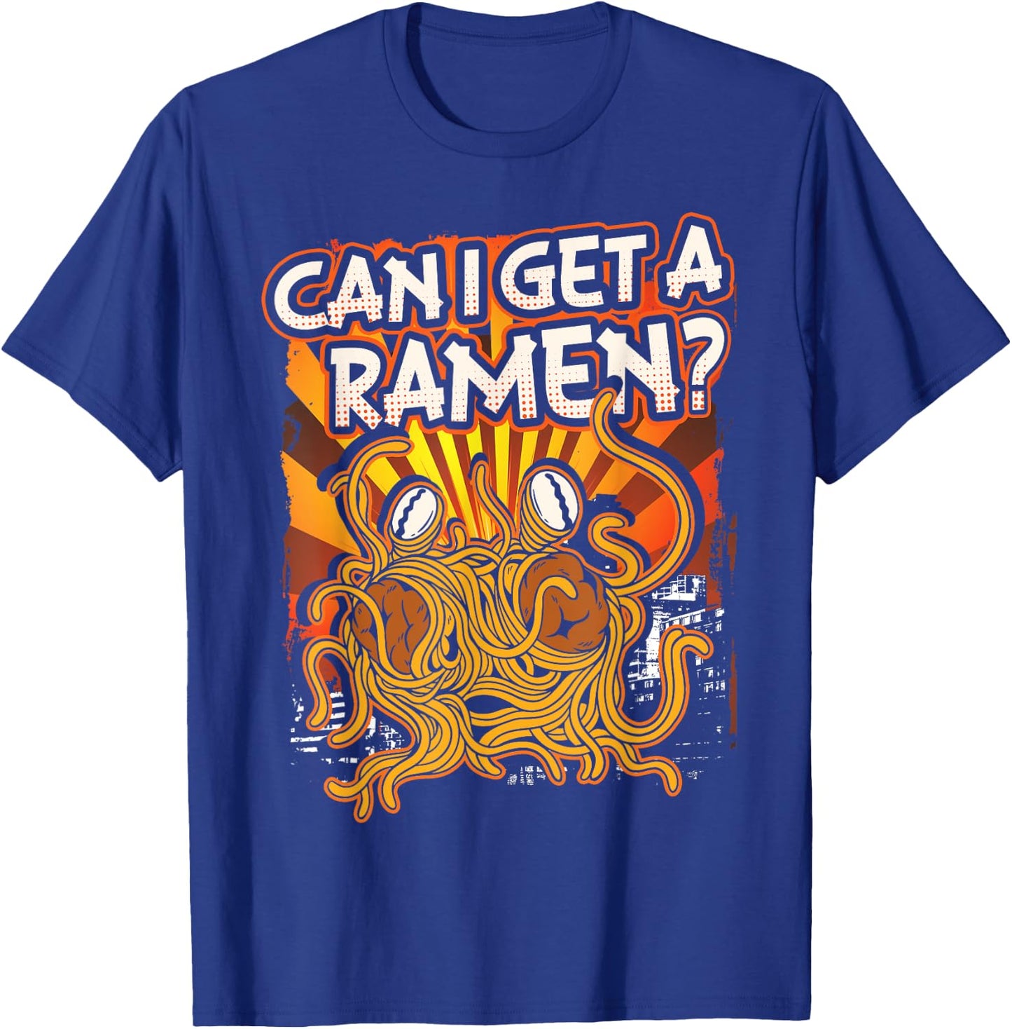 Can I Get A Ramen | Pastafarian | Flying Spaghetti Monster T-Shirt - T-Shirt | Royal