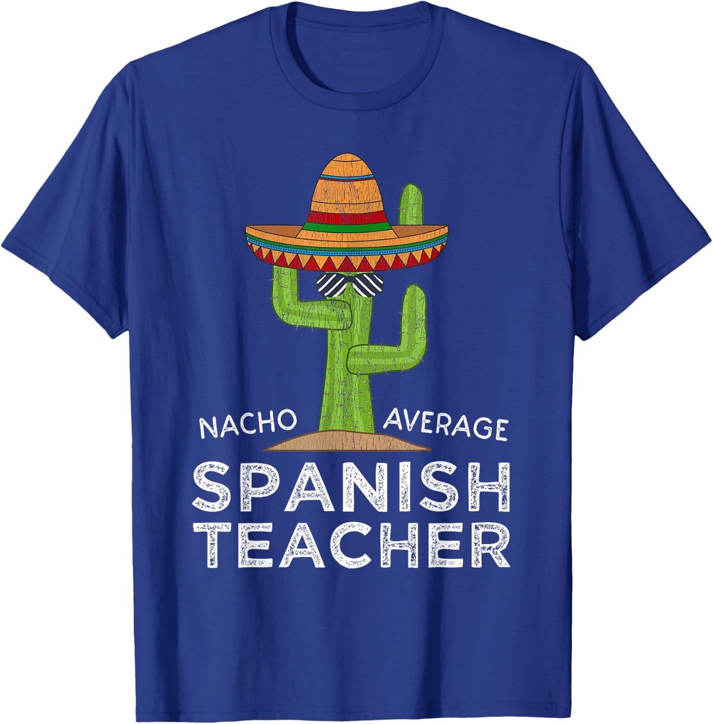 Fun Cute Funny Spanish Teacher Women Girls Kids T-Shirt - T-Shirt | Royal