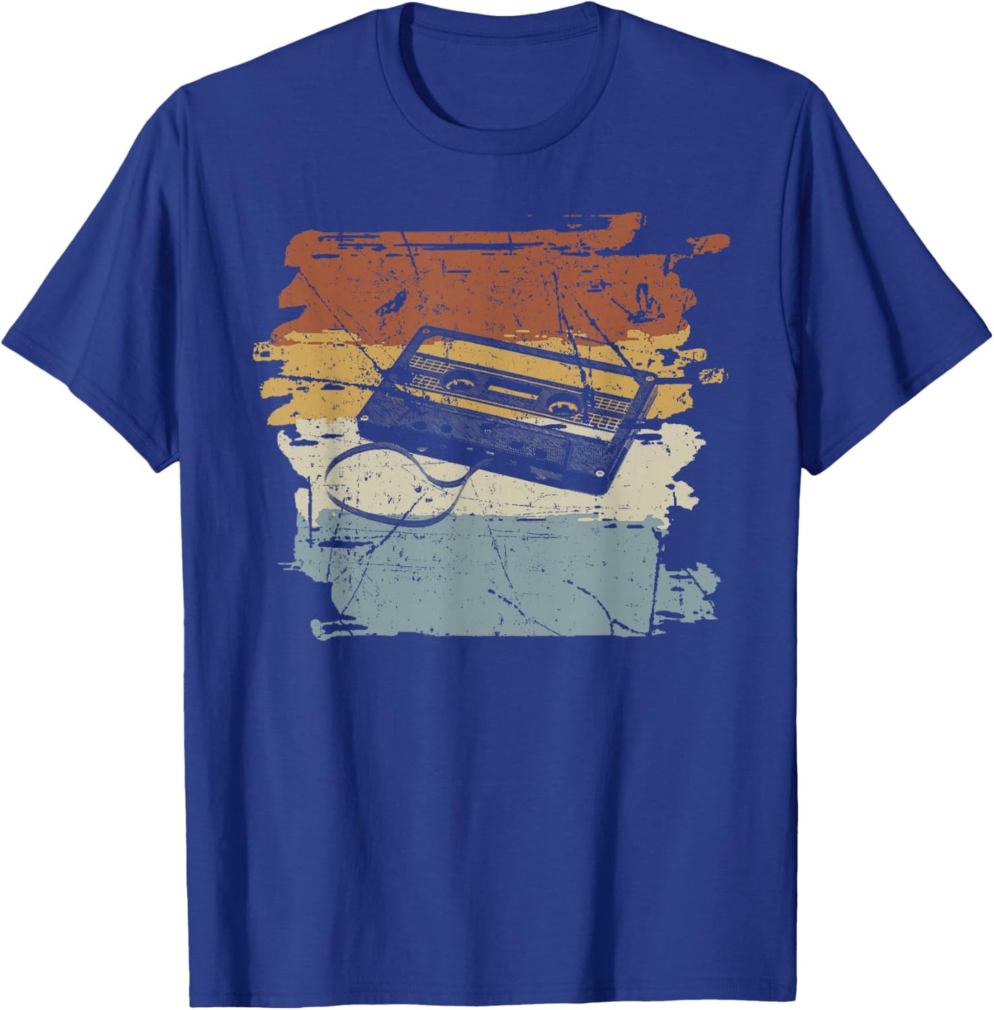 80's 90's Cassette T-Shirt - T-Shirt | Royal