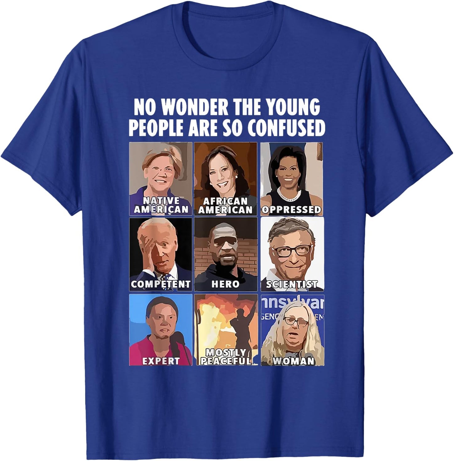 No Wonder The Young People Are So Confused T-Shirt - T-Shirt | Royal