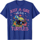 Just A Girl Who Loves Turtles Girls T-Shirt - T-Shirt | Royal