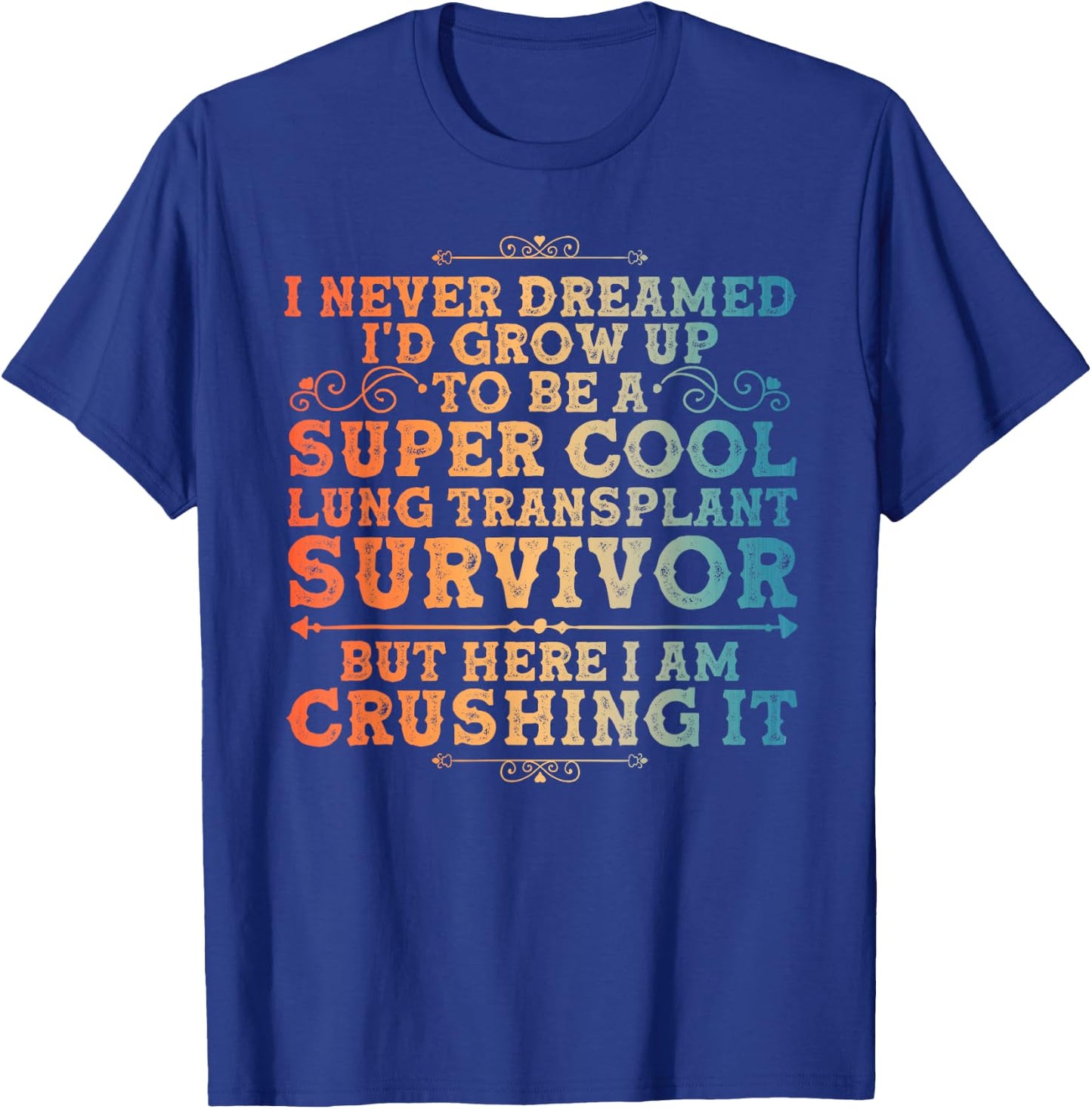 Funny Lung Transplant Design Women Organ Transplant T-Shirt - T-Shirt | Royal