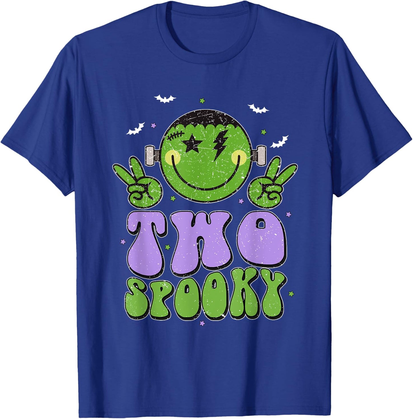 Two Spooky Birthday Decorations Boy 2nd Bday Halloween T-Shirt - T-Shirt | Royal