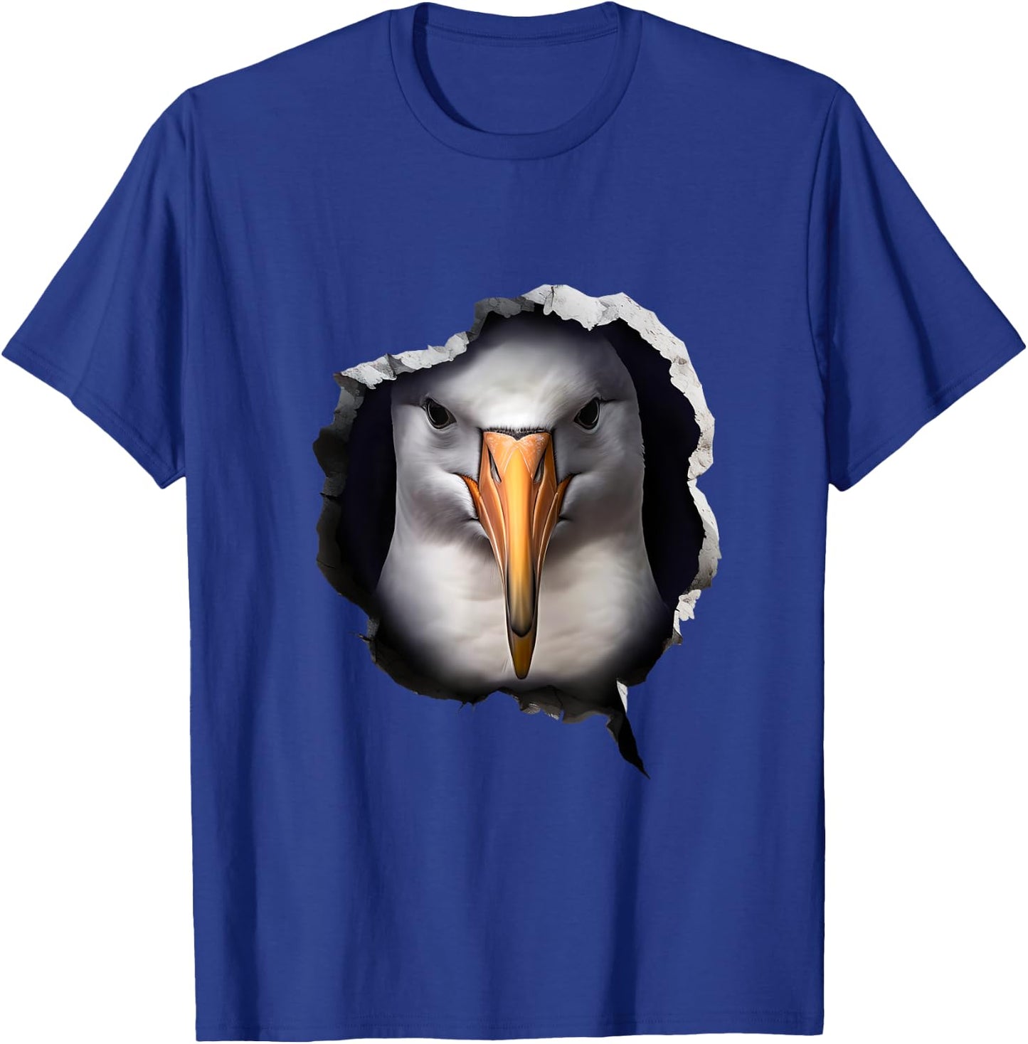 Albatross Face T-Shirt - T-Shirt | Royal