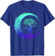 Tree of Life Crescent Moon Mandala Chakra Yoga Indigo T-Shirt - T-Shirt | Royal