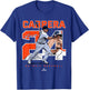 Number and Portrait Miguel Cabrera Detroit MLBPA T-Shirt - T-Shirt | Royal